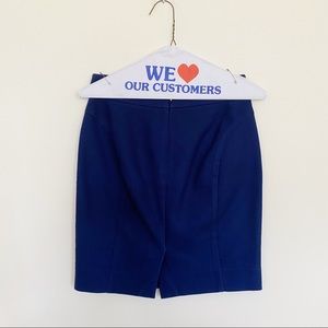 J Crew The Pencil Skirt in 2P Navy